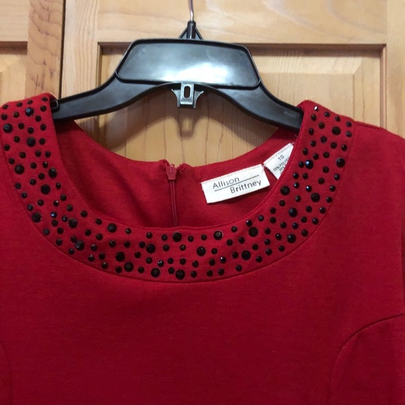 Ladies Dress with Rhinestones - Picture 2 of 4